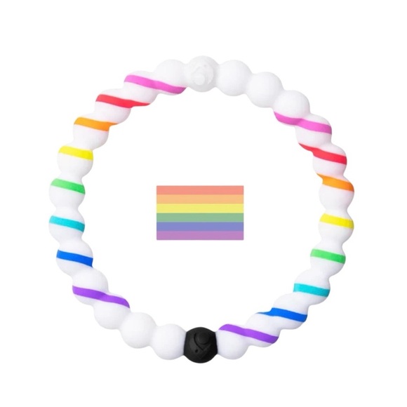 LOKAI XL Unisex Pride Bracelet - Rainbow and White NWT - Picture 14 of 14